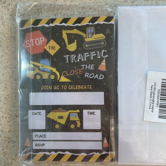 BIRTHDAY INVITATIONS - Picture 1 of 2